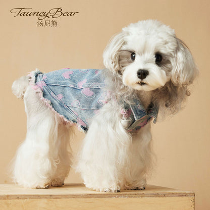 TAWNEY BEAR Spring Denim Vest