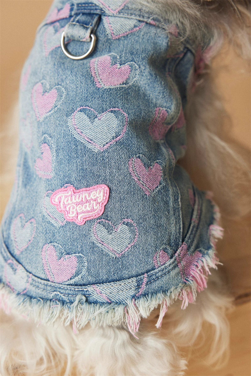 TAWNEY BEAR Spring Denim Vest