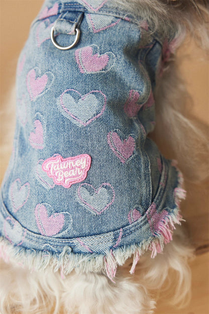 TAWNEY BEAR Spring Denim Vest