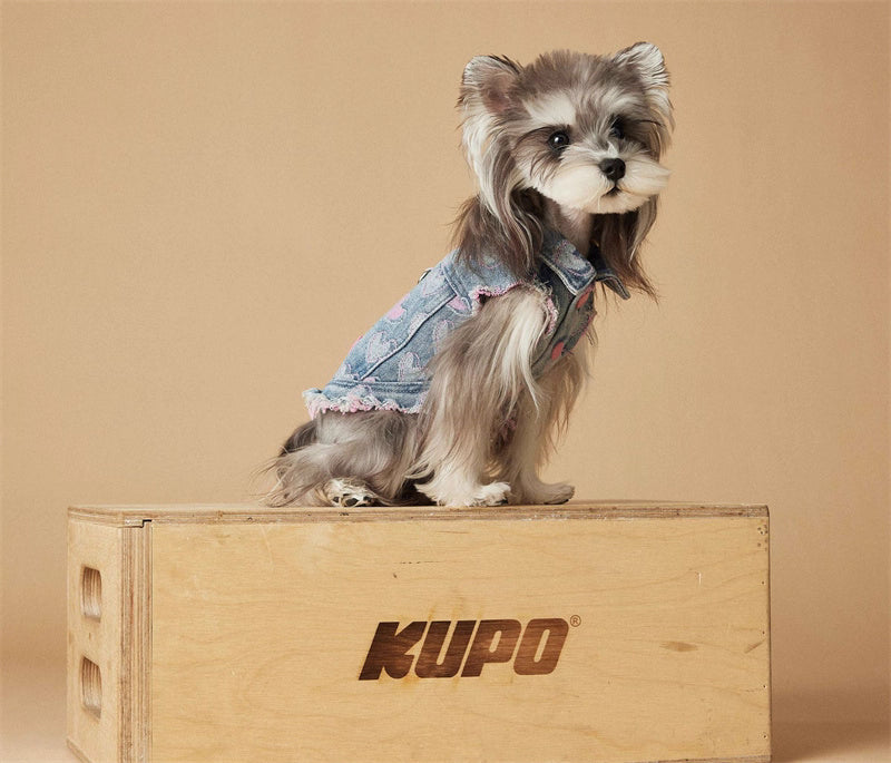 TAWNEY BEAR Spring Denim Vest